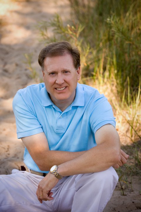 James C. Magruder--Sitting on  Beach Grass