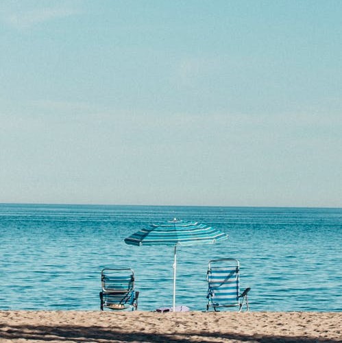 Lawn Chair on the Beach